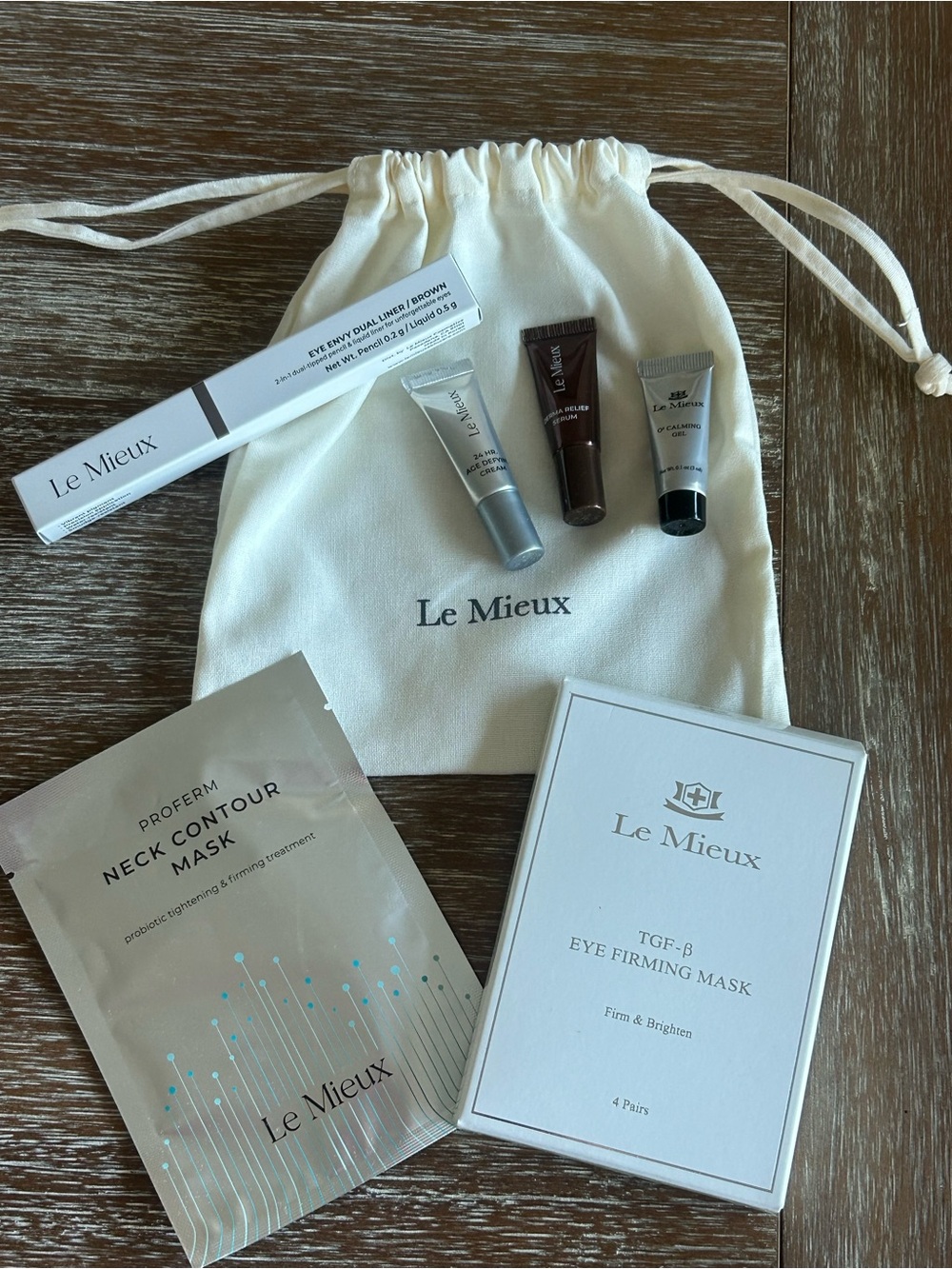 Le Mieux TGF Eye Firming Masks & Neck Contour Mask & Eye Envy Bundle!